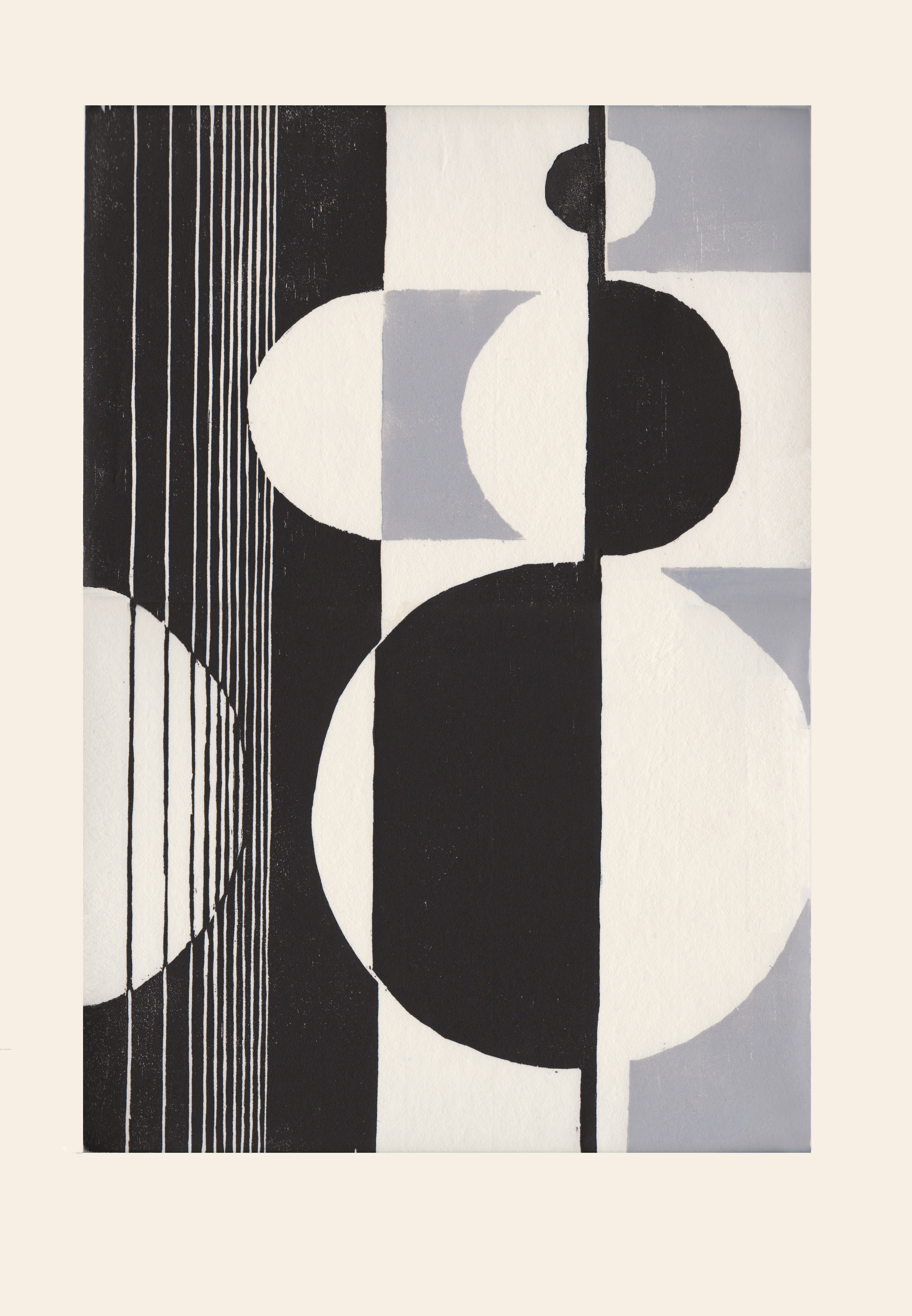 Woodcuts:  Wise tree, Gaia, & Spatial intersections by Peter L. Scacco — image 3 of 3